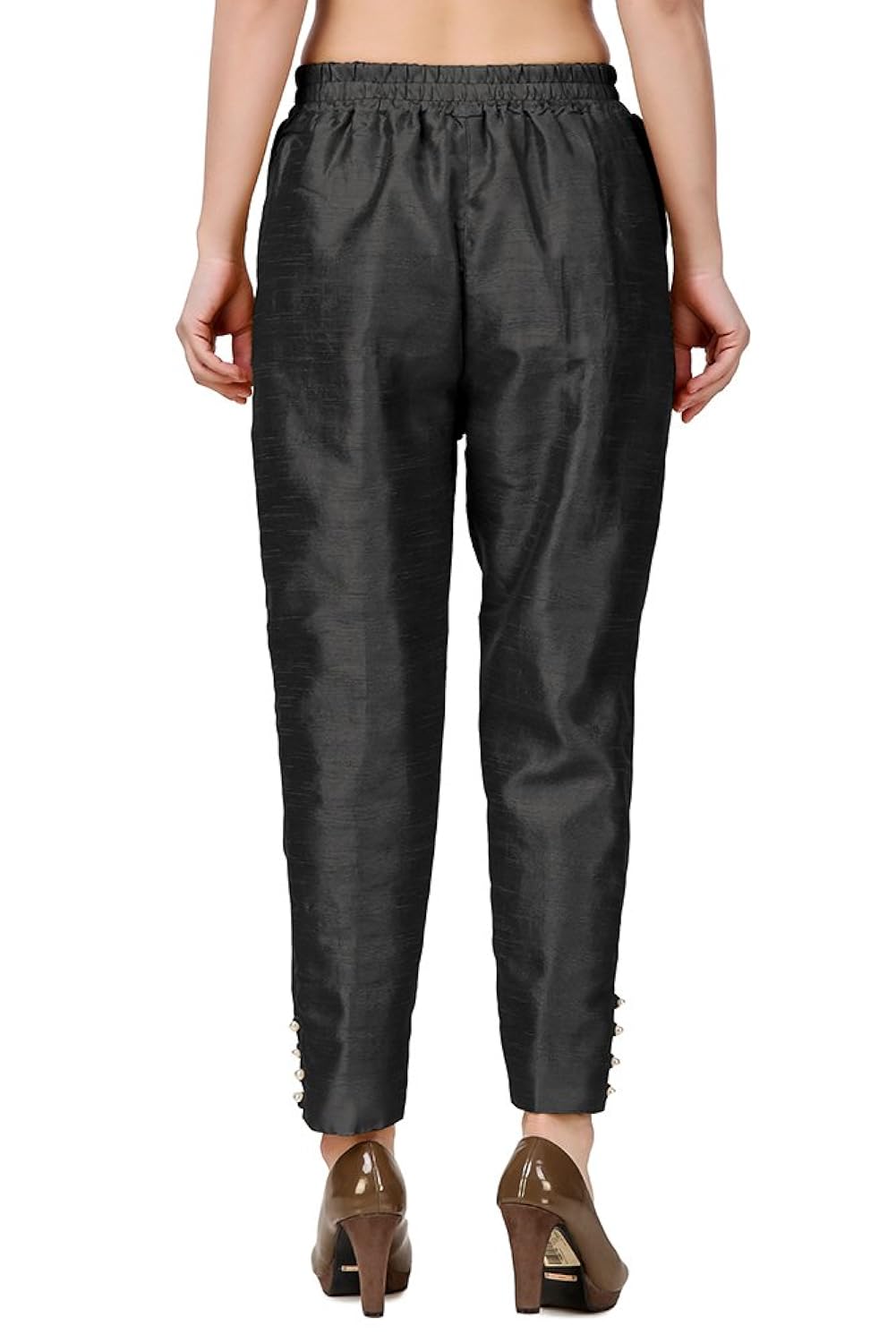 oneoeightdesigns women's cotton silk pants and pearl finish buttons