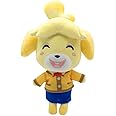 Ycixri Animal Crossing New Leaf Plush Toy Suitable for Collection, Animal Crossing: New Horizons Stuffed Doll Toy for Boy Girl Christmas Halloween Birthday Gift, 8“ (Isabelle)