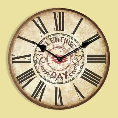 Home Decoration American country living room wall clock watch European fashion creative minimalist clock quartz pocket watch large wooden wall clock c