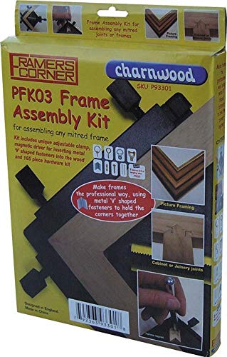 CHARNWOOD PFK03 Picture Frame Joining Kit with Corner Clamp &amp; Hardware