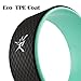 Risefit Dharma Yoga Prop Wheel for Yoga Poses, Aqua