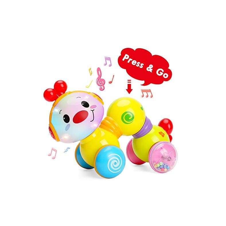 TINOTEEN Baby Musical Toy Toddler Crawling Caterpillar Toy for 1 2 3 Year Old Babies Toddlers