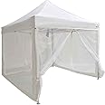 Impact Canopy Zippered Mesh Sidewalls for 10' x 10' Pop-Up Tent Canopy, White