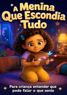 Livro A Menina Que Escondia Tudo: Para criança entender que pode falar o que sente