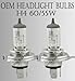 ABL H4 HB2 9003 1 PAIR 60/55W CLEAR HALOGEN OEM HEADLIGHT LIGHT BULBS