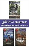 Harlequin Love Inspired Suspense November 2018 - Box Set 1 of 2: Valiant Defender\Lost Christmas Memories\Deadly Christmas Duty