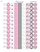 324 Mini Candy Stickers Tiny 0.75 Inch Labels Pink & Gray Elephant