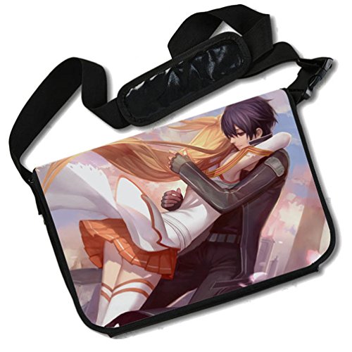 Siawasey Sword Art Online Anime SAO Cartoon PU Messenger Bag Shoulder Bag