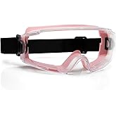 abtong Safety Goggles Over Glasses with Anti-Fog Clear Lens, Eye Protection for Lab Work & Industrial Use - ANSI Z87.1 Certified - Impact Resistance, Chemical Splash, Adjustable Strap - Men & Women