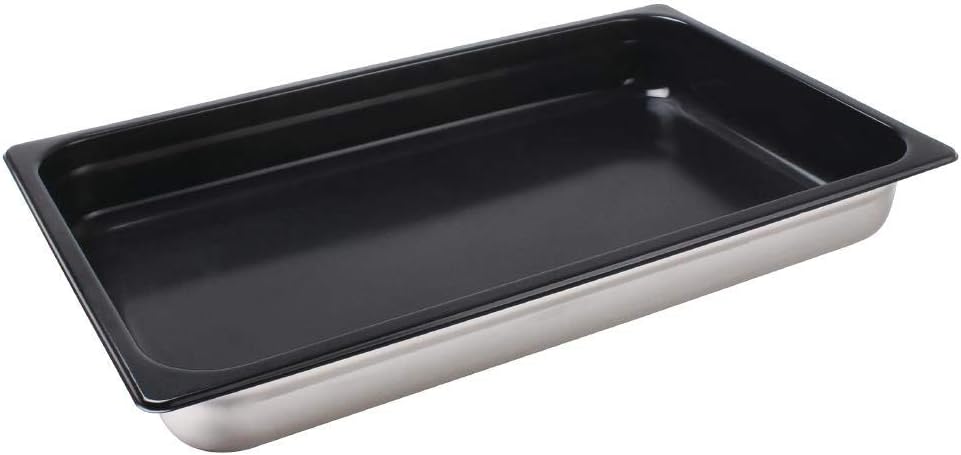 Vogue Gastronorm Tray 1/1 Stainless Steel Non-Stick Heavy Duty 65mm CS753