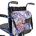 Vive Wheelchair Bag - Wheel Chair Storage Tote Accessory for Carrying Loose Items and Accessories - Travel Messenger Backpack for Men, Women, Handicap, Elderly - Accessible Pouch and Pockets