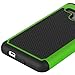 Alcatel Onetouch Pixi Glory Case, Alcatel One Touch Flint Case, Alcatel Fierce XL Case, CoverON [HexaGuard Series] Slim Hybrid Hard Phone Cover Case for Alcatel One Touch Fierce XL Neon Green
