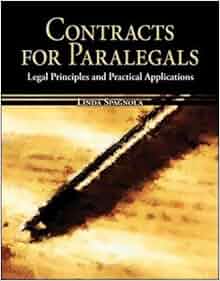 Contracts For Paralegals Legal Principles And Practical