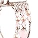 TOMAZON Bracelet Bands Compatible for Apple Watch 42mm 44mm 45mm iWatch Series SE 7 6 5 4 3 2 1, Fashion Handmade Elastic Dressy Crystal Pearl Wristbands for Women, Pink