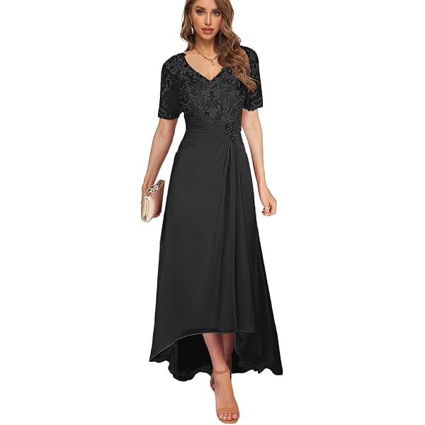 long black maxi dress amazon Amazon.com: Women's 2024 Black Long Dress Lace High Slit Maxi Dress : Clothing, Shoes & Jewelry