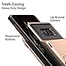 Vofolen Case for Galaxy S8 Case Wallet 4-Slot Pocket Credit Card ID Holder Flip Door Scratch Resistant Dual Layer Protective Bumper Rugged Rubber Armor Hard Shell Cover for Samsung Galaxy S8 Rose Gold