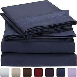 Amazon.com: Mellanni Bed Sheet Set - Brushed Microfiber