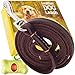 ADITYNA - Premium Leather Dog Leash - 6 ft, Heavy-Duty, Soft & Strong for Small/Medium Dogs - Perfect for Walking, Training, Hiking, and Running (Small: 6 ft x 1/2