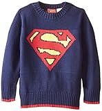 Warner Brothers Little Boys' Superman Boys Sweater, Blue, 2T