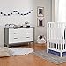 Carter's by DaVinci Colby 6-Drawer Dresser in Grey and White