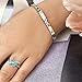 FANCIME Created Opal Butterfly Open Circle Rings 925 Sterling Silver Charming Dainty Cubic Zirconia CZ Fine Jewelry for Women Girls Size Adjustable 5,6,7,8,9