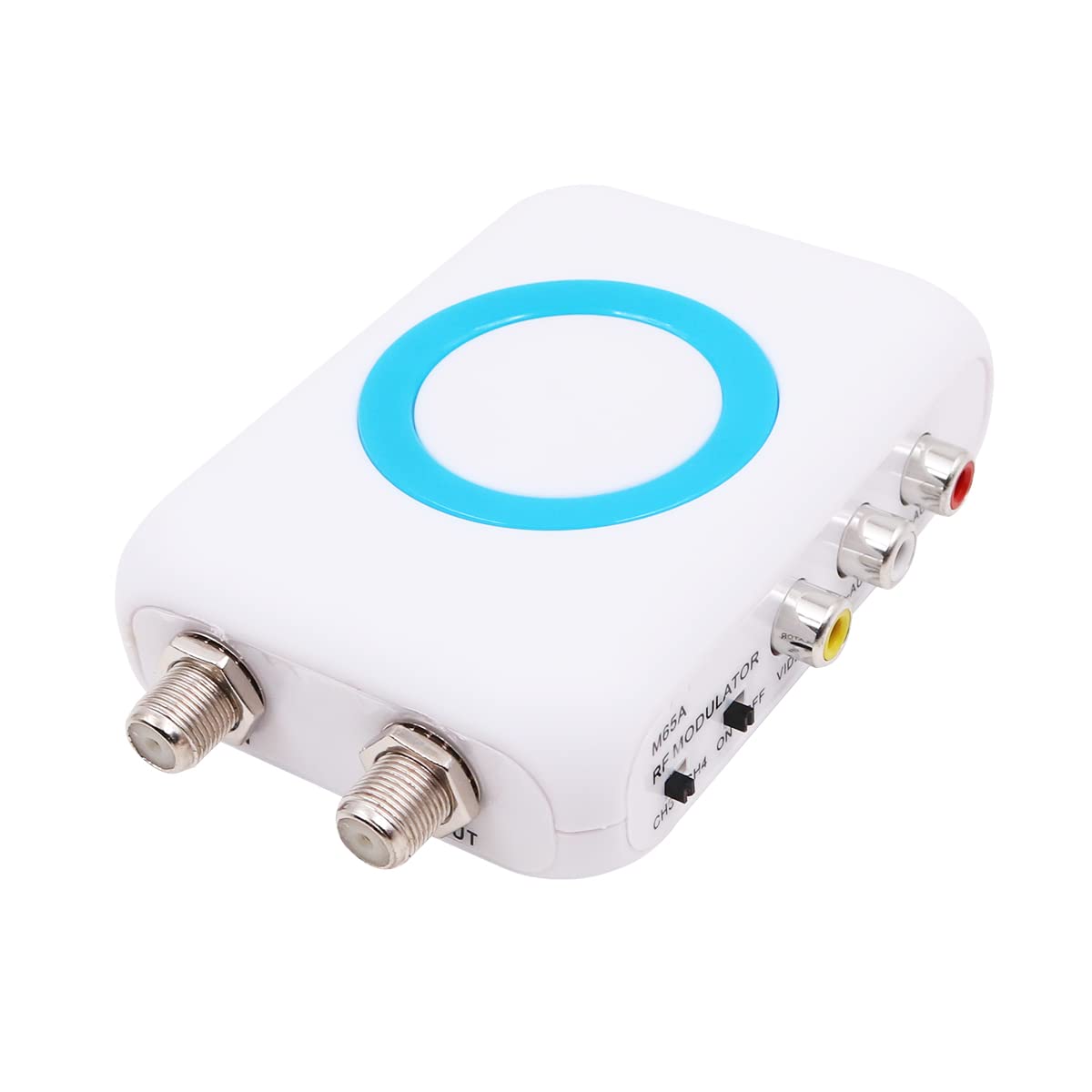 DollaTek RCA to RF Modulator Support AV Output Professional HD VHF Demodulator Converter for CATV System Digital RF Modulator