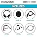 Sharper Image OWN ZONE Wireless Rechargeable TV Headphones- RF Connection, 2.4 GHz, Transmits Wirelessly up to 100ft, No Bluetooth Required, AUX, RCA, & Optical Cable Included (Silver)