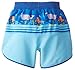 i play. by green sprouts baby boys Board Shorts With Built-in Absorbent infant and toddler reusable swim diapers, Royal Blue Sea, 6 Months US