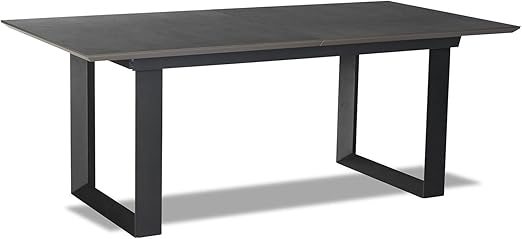 Esstisch Marlo Esszimmertisch Grau Schwarz Kuchentisch Tisch Speisetisch Amazon De Kuche Haushalt