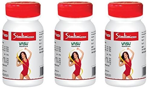 Vasu Healthcrae Simlim Weight Management Capsule (pack of 3)