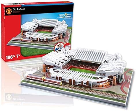 Kids Brain Teaser Manchester United Old Trafford Football Stadium 3D Jigsaw Puzzle