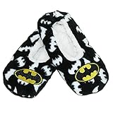 BioWorld Women's DC Comics Batman Fuzzy Slippers