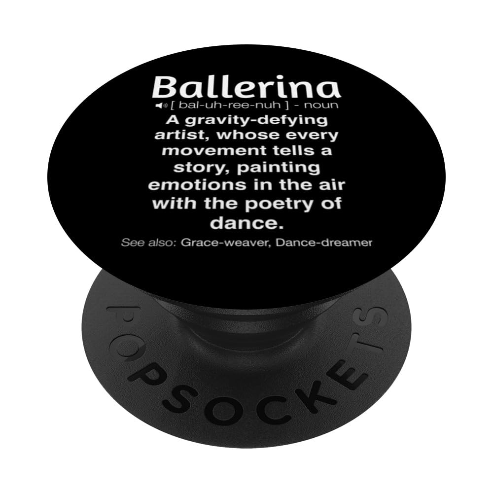 Funny Ballerina PopSockets Swappable PopGrip