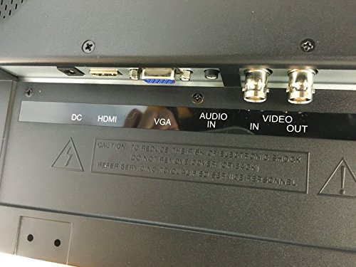 101AV Security Monitor 21.5-Inch True Full HD 1080P 1920x1080 HDMI VGA and Looping BNC Output Wide Screen Audio Video Display Monitor 2.5D Comb Filter for DVR Home Office Surveillance Optional Mount - Thumbnail 3