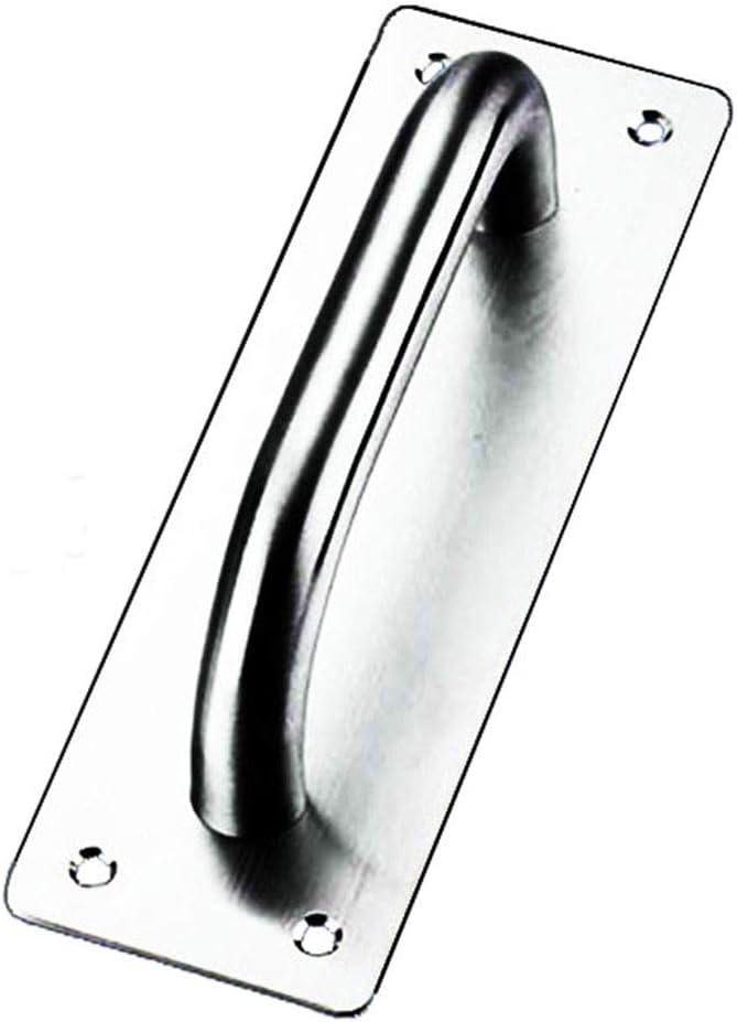 Sliding Door Handle, Tiberham Heavy Duty Stainless Steel Pull Push Door Handles with Back Plate