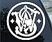 Smith and Wesson Guns Logo - Car, Truck, Notebook, Vinyl Decal Sticker #2526 (3