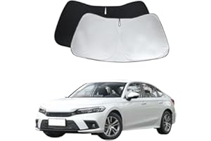 AATOPPUS Civic Custom Windshield Sun Shade for Civic 2022 2023 2024 2025 Front Window Sunshade Sun Visor 240T Shade Blocks UV Rays Car Accessories