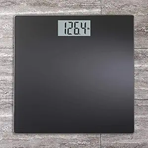 Digital Electronic Bathroom Scale Bath Scales 180KG Backlit Weight Management (Black)