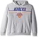 NBA New York Knicks Men's Fleece Hoodie Pullover Sweatshirt Out of Bounds, Medium, Gray