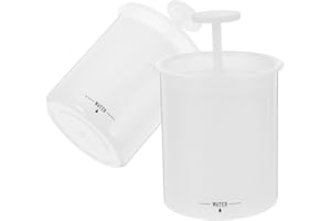 JOINPAYA 2pcs Facial Foam Maker Cups for Face Wash with Foaming Net, White Portable Face Soap Foamers