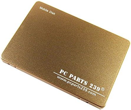 M.2 SATA to 2.5" SATA3.0 7mm SSD Golden Aluminum Internal Enclosure PC PARTS 239 018
