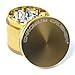 Chromium Crusher 1.6 Inch 4 Piece Tobacco Spice Herb Grinder - Gold