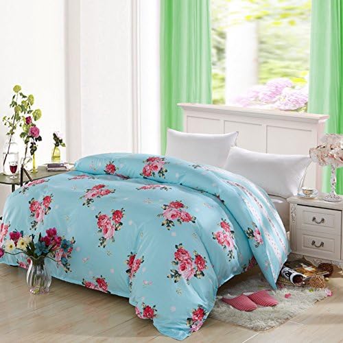 Modern simple flowers/Floral Striped Thickened 100% Cotton Quilt Cover-I 120x190cm(47x75inch)
