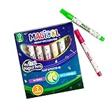 Magicol Vibrant Washable Markers - 7 Beautiful Colors - Washes Out Incredibly Easily - Comes Right Out Of Clothes - Easily Removed From Skin, Furniture and Walls , non toxic