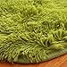 ACTCUT Super Soft Indoor Modern Shag Area Silky Smooth Rugs Living Room Floor Mat/Cover Carpets Floor Rug Area Rug 4X 5 Feet, Green