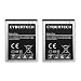 Cybertech 2 x (2 Pcs) High Power 1800mAh Li-ion Batteries for Samsung Galaxy SII Epic 4G Touch SPH-D710 (Boost, Virgin, Sprint) Be sure to verify model number on your phone underneath the battery