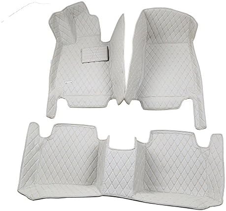 Pegasuss Tailored Car Floor Mats, XPE Leather, All Weather Protection RHD Floor Liner,3 Piece - Beige