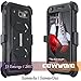 COVRWARE Galaxy J3 2017 Case, Built-in Screen Protector, Heavy Duty Rugged Holster, Belt Clip, Kickstand, Black