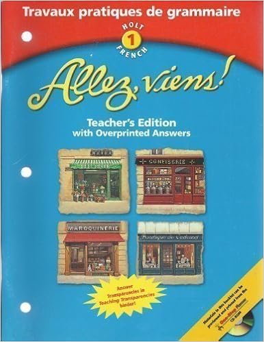 Allez Viens Teacher S Edition Level 1 Travaux Pratiques De Grammaire French Edition 9780030649943 Amazon Com Books
