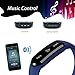Fitness Tracker,LETSCOM Heart Rate Monitor Activity Tracker Pedometer Watch Step/Sleep/Calorie Counter Smart Watch Bluetooth 4.0 Waterproof IP67 Wireless Wristband Sports Bracelet for Android IOS